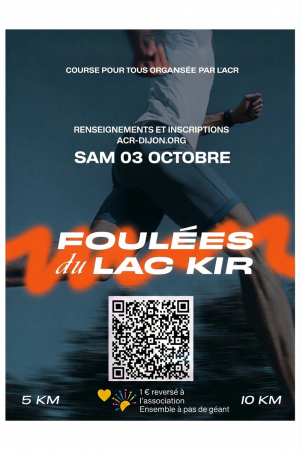 QR CODE inscription Foulées du Lac Kir 2026